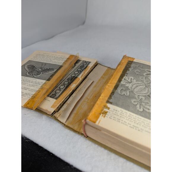 Encyclopedia 0f Needlework Dillmont needs rebinding c1900.Has inscription - Picture 8 of 9